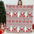 thumbnail image 1 of Christmas Decoration Blanket Lightweight And Warm Flannel Wool Blanket Comfortable And Soft For Both Men And Women, 1 of 6