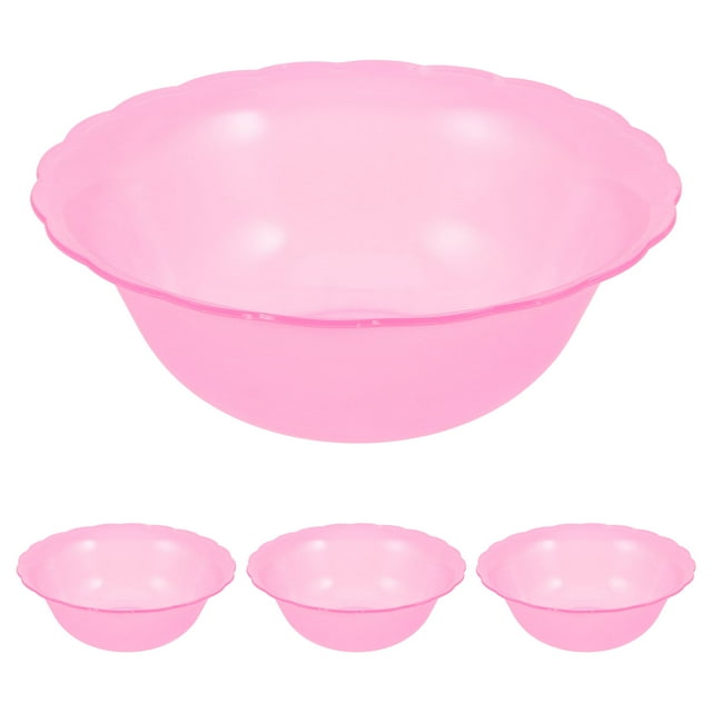 UPGRATOR 4pcs Large Vegetable Washing Basin For Outdoor Camping Efficient Drainage Plastic Design