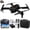 Black, variant on Meggemo Optical Flow Dual Camera Drone GPS RC Quadcopter With 4K HD Live Video Foldable Hobby Aircraft Toy