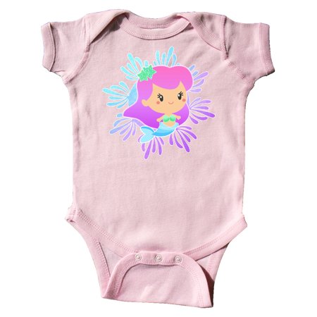 

Inktastic Swimming Mermaid Gift Baby Boy or Baby Girl Bodysuit