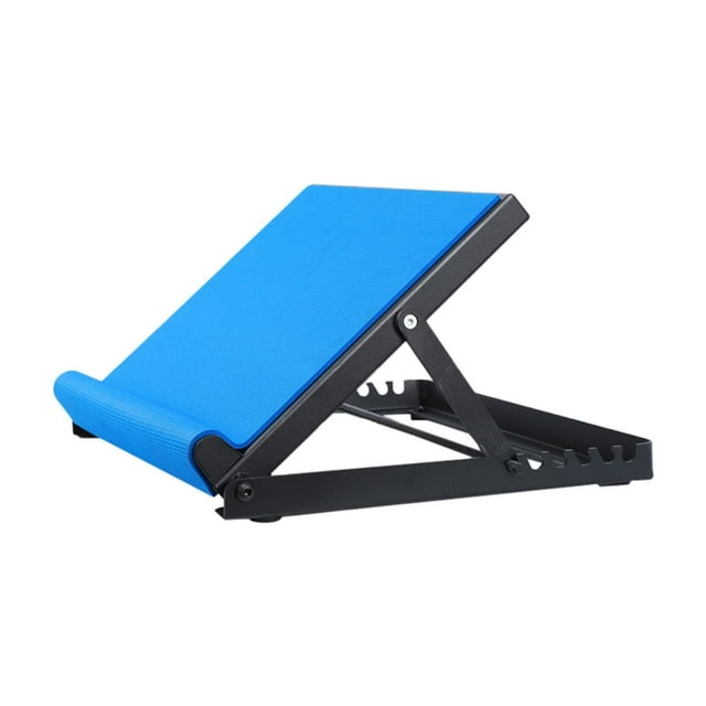 S SERENABLE Planche Inclinée Étireur de Mollets Antidérapant 6 Angles Réglables pour Gym Entraînement Physique à Domicile Bleu