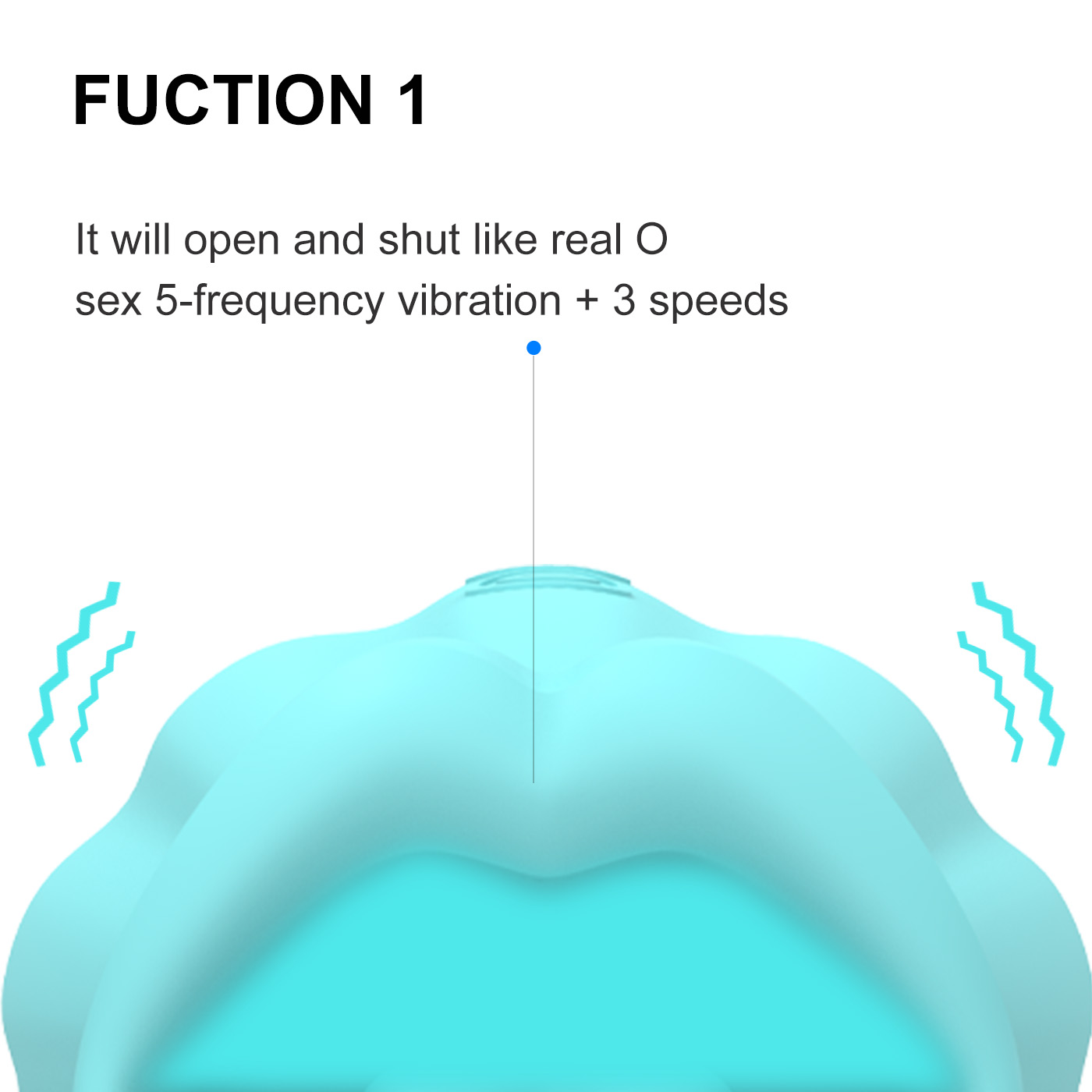 Clitoral Vibrator,3 in 1 Vibrating & Sucking Clitoris Nipples Stimulator Adult Sex Toys for Women & Couples