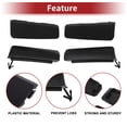 thumbnail image 4 of Cubierta del gancho de remolque delantero Unique Bargains para Toyota RAV4 XA50 2.0 2.5 2018-2024, cubierta del gancho de remolque del parachoques No.524380R901, plástico negro, 1 juego, 4 of 6