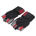 thumbnail image 3 of Gants de Cyclisme Demi-Doigts, Amortissement de Longue Durée Compacts Gants Réglables Demi-Doigts Stables Fiables pour Extérieur Rouge, 3 of 8