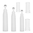 thumbnail image 4 of 6 Pcs White Empty Eye Cream Roller Bottles for Travel Size Applicator Roll-On Containers, 4 of 6