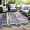 thumbnail image 4 of Dalyn Rugs Machine Washable Indoor/Outdoor Chantille Green 10' x 14' Rug, 4 of 9