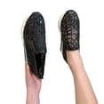 thumbnail image 3 of YLYL Floral Embroidery Sneakers for Women Platform Wedge Breathable Mesh Lace Sneakers with Arch Support, 3 of 9