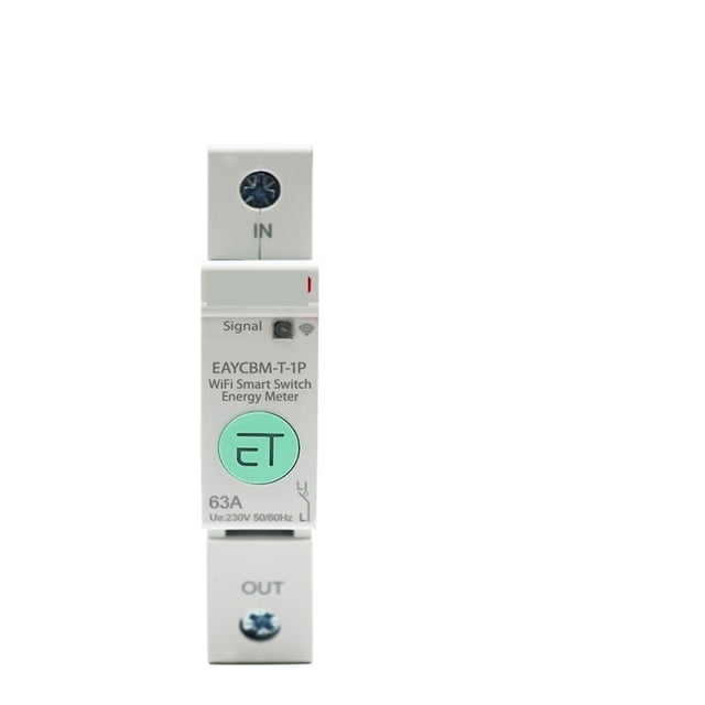 1P TUYA APP Consommation d'Énergie Intelligente KWh Mètre Disjoncteur Relais Temporel Interrupteur Protection contre les Fuites, Longue Durée