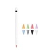 thumbnail image 1 of Silicone Nibs Cover Writing Protection for iPad Pencil Compatible with iPencil Tips (1st Gen&2nd Gen), 1 of 5