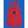 thumbnail image 3 of Hat And 4Th Of July Racerback Tank Women -Image by Shutterstock, Female Small, 3 of 4