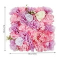 thumbnail image 5 of Dwellnix Flower Wall Panel Set – 3D Dahlia, Rose & Hydrangea – Ideal for Privacy, Wedding, or Home Decoration – Durable, Easy-to-Install 12-Pack Panels, 5 of 11