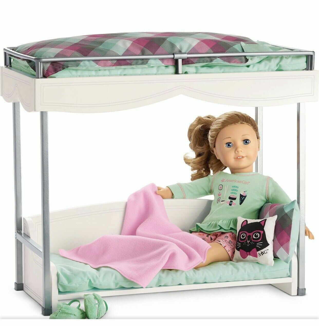 American Girl Truly Me Bunk Bed And Bedding For 18 Inch Dolls Doll Not Included