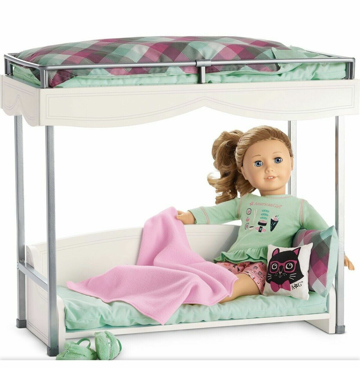 American Girl Truly Me Bunk Bed and Bedding for 18" Inch Dolls (Doll