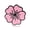 Black, variant on Cherry Blossom Flower Hard Enamel Lapel Pin | Clayton Jewelry Labs