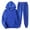 Blue, variant on Bcfgryg Men And Women Sports Suit Autumn And Winter Leisure Solid Color Hooded Sweater Pants With Tassels Sports Suit Men’s 2-Piece Sets