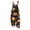#01Orange, variant on Colorful Swirl Pumpkin Bat Halloween Printed Women Tie Strap Loose Sleeveless Overalls Orange 2XL