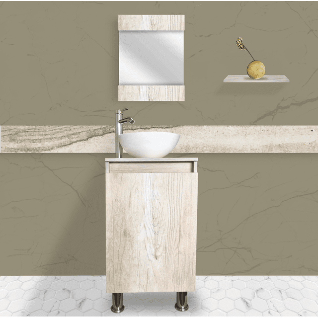 Mueble GABINETE PARA LAVAMANOS DECEOMOBIL con OVALIN de Resina
