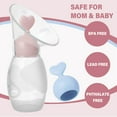thumbnail image 4 of Amplim Manual Compact Silicone Single Breast Pump, Includes 2 Milk Saver Stoppers, 4 of 11