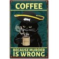 thumbnail image 1 of Letrero de hojalata con diseño de gato pirata, cartel de metal vintage, placa de pintura retro, cartel de hierro, decoración de pared, mural artístico, adorno colgante para el hogar, bar, cafetería,, 1 of 6