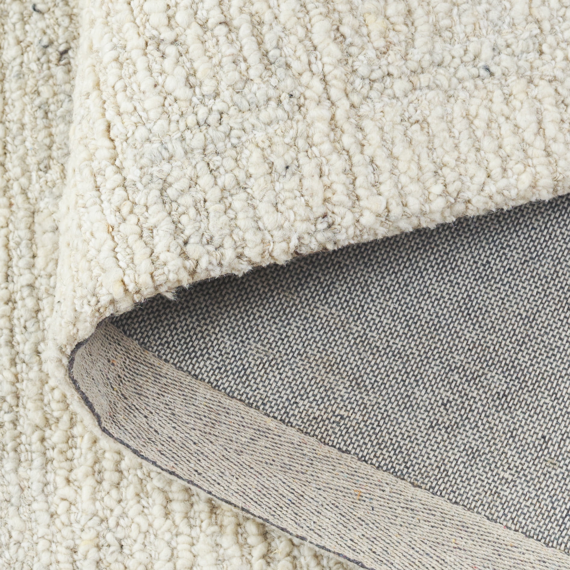 SAFAVIEH Pine Donald Solid Area Rug, Beige/Grey, 6' x 9'