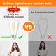 thumbnail image 4 of Juego de 2 apliques de pared DINGLILIGHTING, moderno tocador de baño, 4 of 7