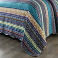 thumbnail image 5 of MarCielo 3-Piece Bohemian Lightweight Quilt Set Rustic Lodge Cabin Quilt Quilted Bedspread Printed Quilt Bedding Throw Blanket Coverlet Lightweight Bedspread Queen Size BY011, 5 of 7