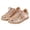 Gold, variant on NOKIO Women's Glitter Sneakers Sparkly Shiny D𝗋essy Walking Shoes Fashion Breathable Athlet𝗂c Shoes 𝖫a𝖼e Up Platform Sneakers Comfortable Soft Sole Sport Shoes for Pa𝗋t𝗒 Wedding