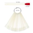 thumbnail image 4 of Frcolor 50PCS False Nail Art Tips Sticks Nail Polish Color Plates Display Nail Art Practice Templates (Natural Color), 4 of 6