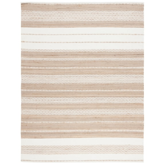 SAFAVIEH Kilim Varvara Striped Area Rug, Natural/Ivory, 8' x 10'