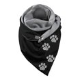 thumbnail image 4 of Guardoinrt Foulards Écharpe Casual Style Rétro Tête Wrap Chaud Coton Foulard Patte de Chat 175CM 5Set, 4 of 6
