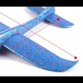 thumbnail image 2 of 1 paquete de juguetes de avión, avión de espuma de lanzamiento de 48 cm, planeador de 2 modos de vuelo, juguete volador para niños, regalos de cumpleaños, juguetes deportivos al aire libre p, 2 of 5