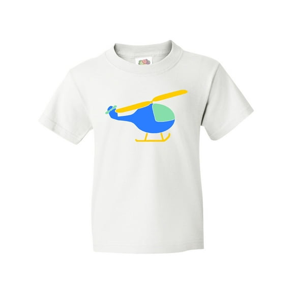 Inktastic Blue Helicopter Youth T-Shirt