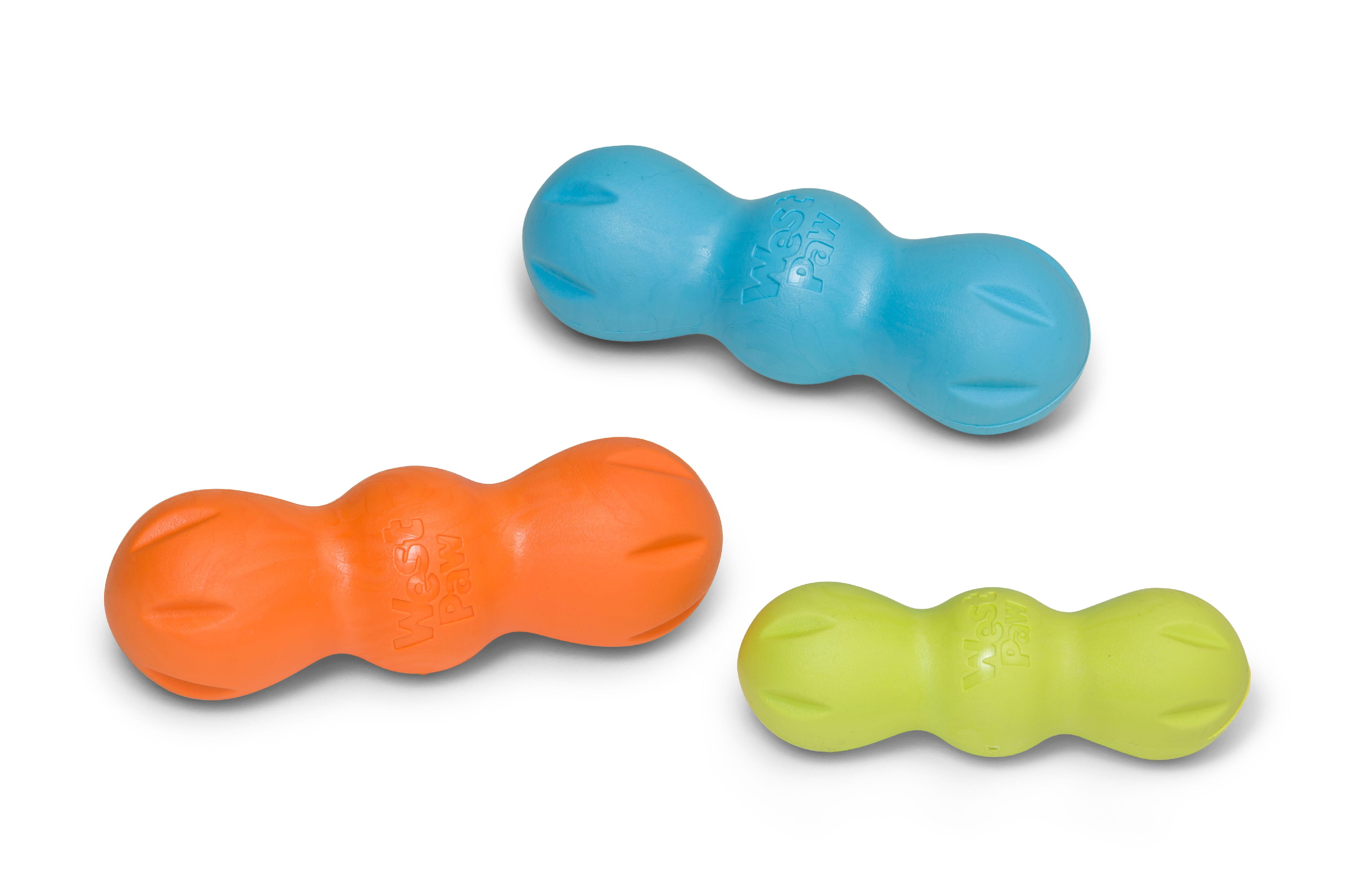 West Paw Zogoflex Rumpus Medium 6.25" Dog Toy Granny Smith