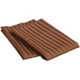 thumbnail image 1 of Egyptian Cotton 650 Thread Count Stripe Pillowcase Set  Standard-Chocolate, 1 of 1