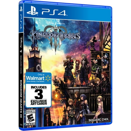 Walmart Exclusive: Kingdom Hearts 3, Square Enix, PlayStation 4, (Best Kingdom Hearts Game For Ds)
