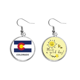 thumbnail image 1 of de Colorado,Estados Unidos Pendiente Sol Flor Pendiente Joyas Moda Unbranded M, 1 of 3