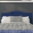thumbnail image 6 of Flash Furniture Lexington Upholstered Full Size Headboard with Accent Nail Trim in Navy Fabric, 6 of 7