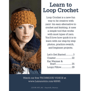 Leisure Arts Learn to Loop Crochet Kit with Book and Tool Beginner Set