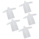 thumbnail image 3 of 5 uds impermeable con capucha EVA gruesa de secado rápido reutilizable una pieza Poncho de lluvia con capucha chaqueta para adultos viajes al aire libre blanco, 3 of 14