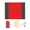 Red, variant on 4pcs Extra Large Outdoor Camping Checkered Beach Mat, Waterproof Sandproof Foldable Picnic Blanket with Convenient Storage Pockets, Portable Mat for Travel Park Beach Backyard Camping, Red