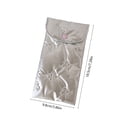 thumbnail image 3 of WeDecorBay Cute Bow Eyeglasses Bag Portable Storage Pouch Lightweight Compact Design Heart Closure Multi-use Organizer for Stationery Travel School Activities Silver,Free Size, 3 of 6