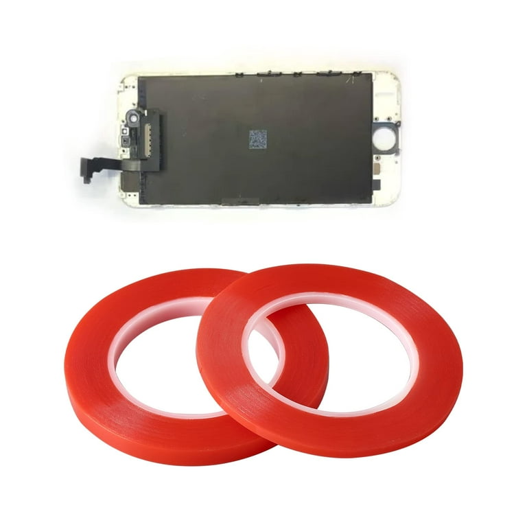 DMSTECH 2 Rolls (3mm/4mm x 25m) LCD Repair Tape Phone Repair Tape