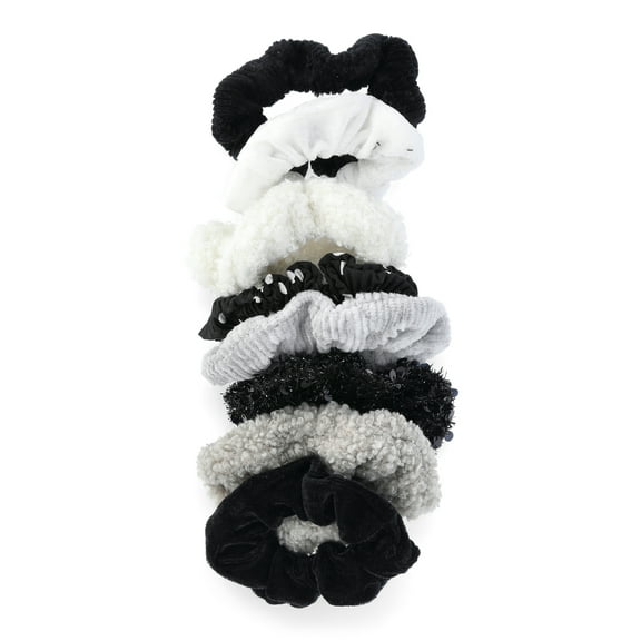 Wonder Nation Twister Hair Scrunchies, 8-Piece