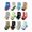 B, variant on Toddler Non Slip Socks- 12 Pairs Anti Skid Kids Socks Cute Crew Grips Sock for Boys Girls Children(D,1-3 Years)