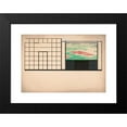 thumbnail image 2 of Winold Reiss 14x11 Black Modern Framed Museum Art Print Titled - Design Drawings for Mercedes Motors Showroom) (Study of Interior Elevation with Mural (1923), 2 of 5