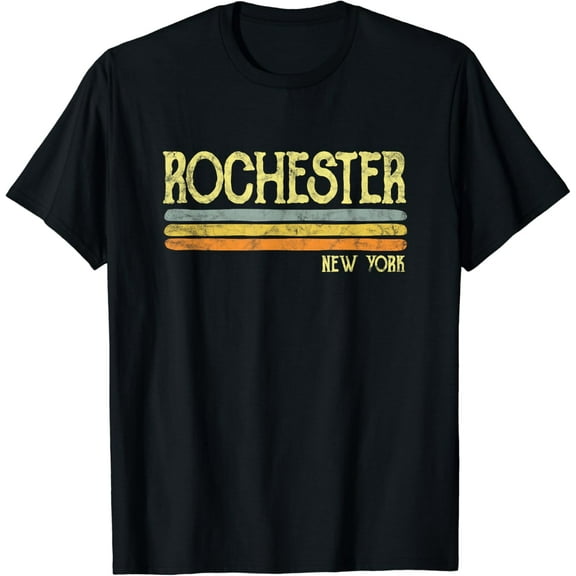 Vintage Rochester New York Ny Funny Creative Graphic T-Shirt Love Gift Souvenir