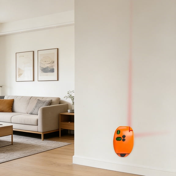 Portable 90° Electronic Red/Green Self-Leveling Laser Level – Construction & DIY Alignment Tool