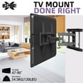 USX MOUNT Full Motion Tilt Swivel Leveling TV Wall Mount for 4790" TVs