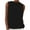 Black, variant on Timegard Tank Top for Women Back Button Sleeveless Stand Collar Tunic Top Solid Color Casual Tee Summer