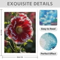 thumbnail image 3 of Diamond Art Kit for Adults, Red White Blooming Flower Summer Diamond Painting for Adults Beginners, DIY Diamond Art Painting Kits, 5D Diamond Painting Crafts for Home Decor 12x16 Frameless, 3 of 7